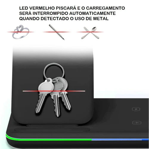 Super Carregador 3 em 1 - Smart Hub